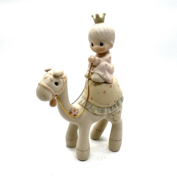 Precious Moments Other - Precious Moments Nativity King Wiseman on Camel They Followed The Star REPAIRED